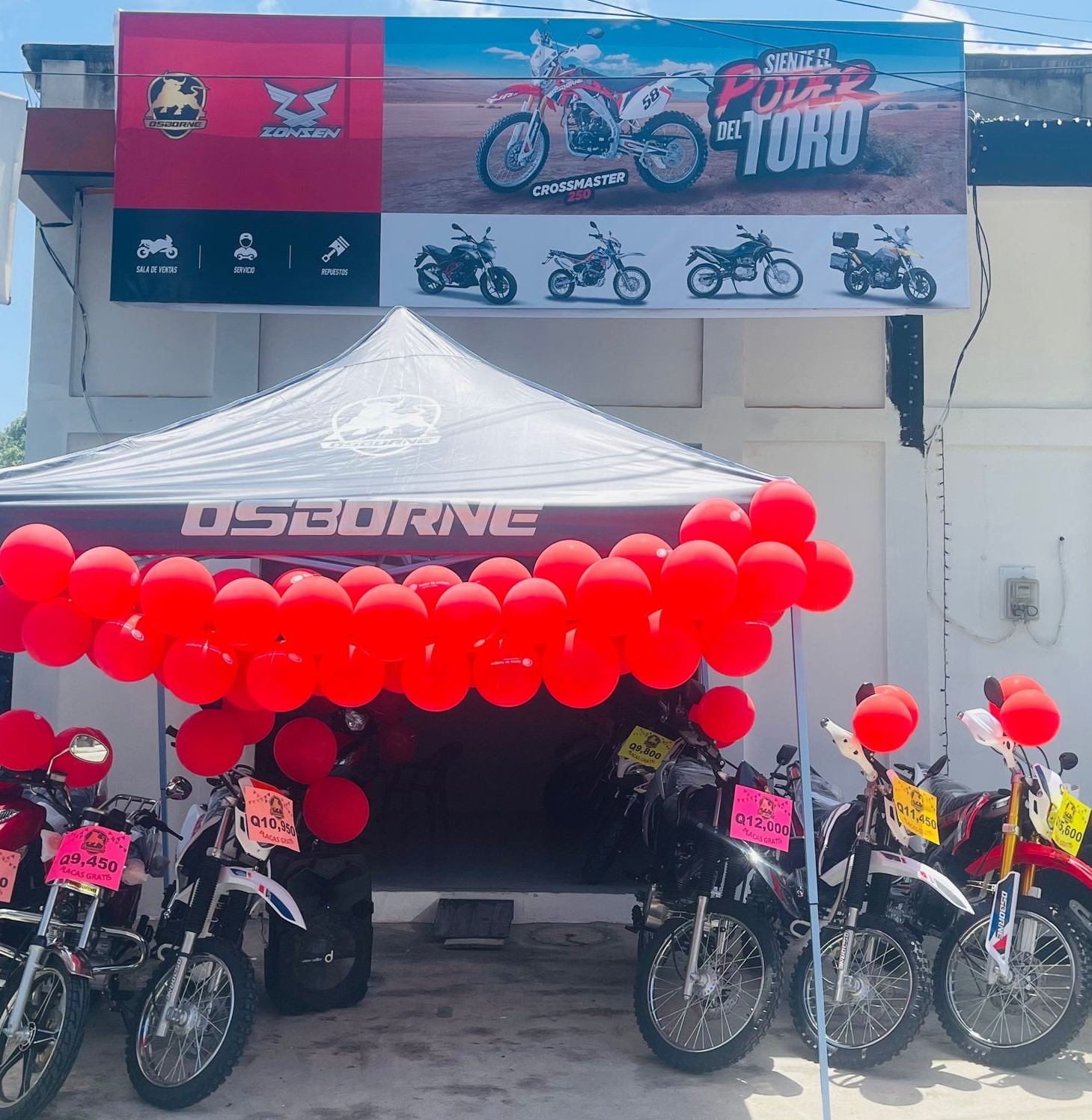Agencia Osborne motos Puerto Barrios 
